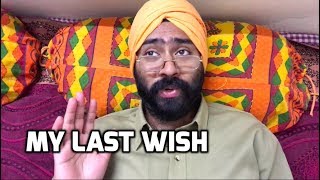 My Last Wish  Funny Comedy Vines  Harshdeep Ahuja V43 [upl. by Neyrb433]