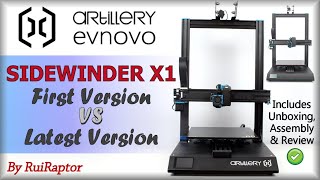 Artillery SIDEWINDER X1 Review  What´s New on the Latest Version [upl. by Phillada]