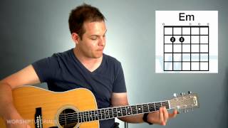 Guitar Lesson  How to play chords in the key of G G C D Em [upl. by Noied505]