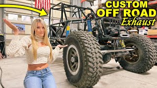 Custom Home Built Off Road Exhaust [upl. by Elraet]