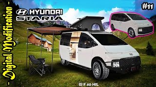 Hyundai Staria 2021 Camper Van  Time Lapse  Digital Modification [upl. by Eiznik676]