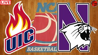 UIC vs Northwestern College Basketball Live Game Cast amp Audio [upl. by Nawd663]