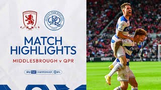 ☄️Dozzell Screamer Sinks Boro  Highlights  Middlesbrough 02 QPR [upl. by Mcclain48]