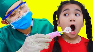 Suri and Annie Visit the Dentist  Story about Brushing Teeth [upl. by Shaffer655]