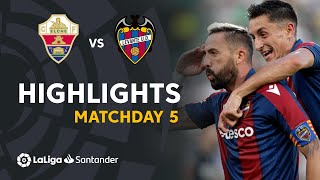 Resumen de Elche CF vs Levante UD 11 [upl. by Fleur]