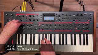 Dsi Pro2 Depeche Mode  Wagging Tongue Synth step by step [upl. by Gladstone]