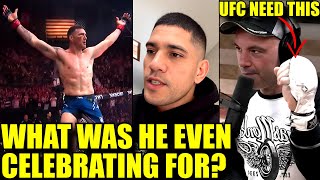 Chris Weidman slammed for celebrating win after his double eye poke Gaethje slams UFC Alex Pereira [upl. by Debbi]