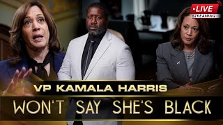 VP Kamala Harris Refused To Say She Was Black During CNN Interview [upl. by Rennold936]