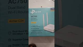 TpLink AC750 Dual Band WiFi Router Unboxingyoutube tplinkrepeater tplinkrouter short unboxing [upl. by Kcirdef]