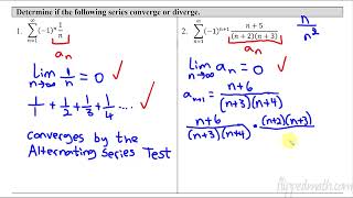 Calculus BC – 107 Alternating Series Test for Convergence [upl. by Weinberg]