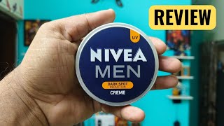 NIVEA Men Dark Spot Reduction Cream Review 💥 Reduce Dark spot face cream [upl. by Hairej]