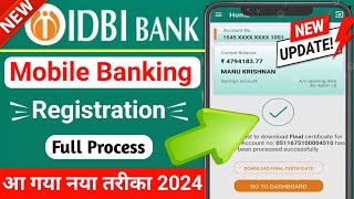 IDBI Mobile Banking Registration 2024  How to activate mobile banking of idbi bank  ssmsmarttech [upl. by Evangeline]