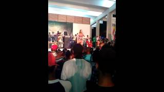 Ernestine Carballo  Live performance 2015 Christmas Parkfest [upl. by Anad]