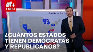 ¿Cuántos estados tienen en la bolsa demócratas y republicanos  Hora21 [upl. by Su610]