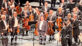 UC Berkeley Zellerbach HallChristian Thielemann Vienna Philharmonic Orchestra 382023 [upl. by Ativahs]