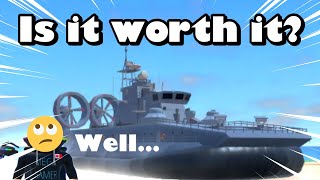 Is The ZUBR Hovercraft really worth it on Roblox Military Tycoon [upl. by Spiegel592]