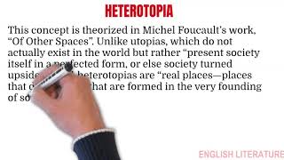 HETEROTOPIA  Michel Foucault [upl. by Namolos301]