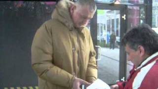 Zarko Paspalj signing autographs in Budapest 19022011 [upl. by Jary]