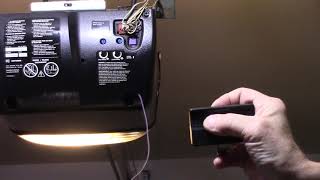 Wall Mount Garage Door Opener Install  Chamberlain RJO70 [upl. by Tebzil]