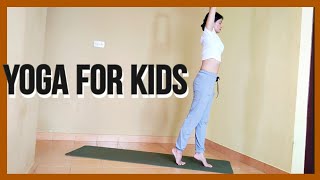 Yoga for Kids l Increase Concentration amp Flexibility l Archies Yoga [upl. by Aguste]