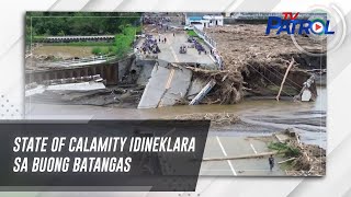 State of calamity idineklara sa buong Batangas  TV Patrol [upl. by Donaldson453]