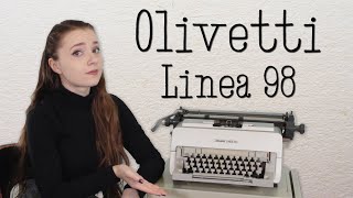 The MASSIVE Olivetti Linea 98 1972 [upl. by Nangatrad633]