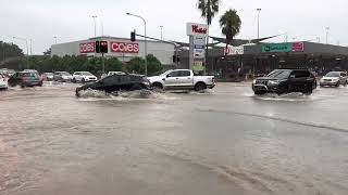 River into Westfield Chermside Pt 2 – Brisbane Floods 27022022 [upl. by Festus]