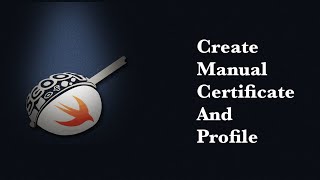 Create Manual certificate and profile for iOS development [upl. by Gregg]