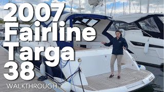 Fairline Targa 38 Walkthrough [upl. by Peggi]