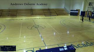 Andrew Osborne Acade vs Spire Academy Mens Basketball [upl. by Boonie]