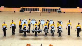 Horwang Drumline  1st Junior Stand Still Div TDC 2013 [upl. by Tarrsus153]