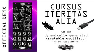 Cursus Iteritas Alia wavetable oscillator from Noise Engineering [upl. by Maureen]