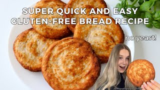 Prepare GLUTENFREE BREAD in less than 5 minutes no yeast [upl. by Nnylahs317]