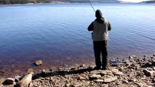 Fishing at Kielder Easter 2012 [upl. by Ronoel456]