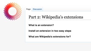 Introduction to MediaWiki 2023 Wikipedias extensions Part 2 [upl. by Treblihp]