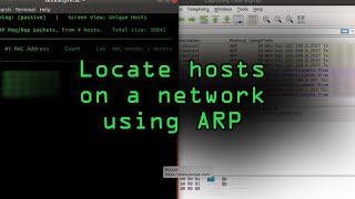 Discover amp Scan for Devices on a Network with ARP Tutorial [upl. by Dick]