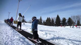 First time skiing at Glen Eden [upl. by Sreip]