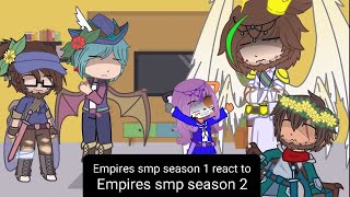 Empires smp season 2 react to empires smp season 1  part 2 [upl. by Astrea784]