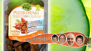 Produkttest JustVeg Pulled Chunks Fleischersatz vegan  SY00123 [upl. by Odnalor191]