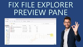 How to Fix File Explorer Preview Pane Not Working on Windows 11 [upl. by Olenka]