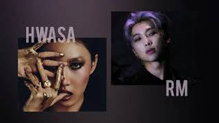 댕 DDAENG  RM BTS ft HWASA MAMAMOO clean transitions [upl. by Aronson]