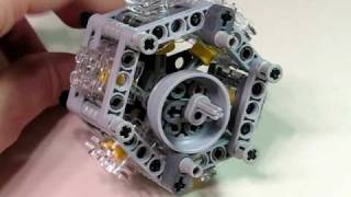 Lego 6 Cylinder Radial Engine [upl. by Hajan]