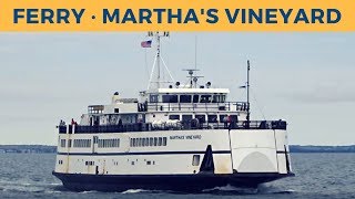 Arrival of ferry MARTHAS VINEYARD in Oak Bluffs The Steamship Authority [upl. by Ativahs]