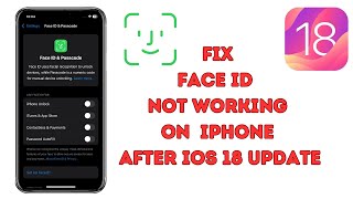 How To Fix Face ID Not Working On iPhone After iOS 18 Update [upl. by Yddet]