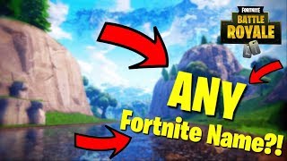 How to get ANY Fortnite Battle Royale username [upl. by Groves]