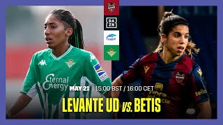 Levante Vs Real Betis  LIGA F 202223 Matchday 30 Full Match [upl. by Laurin265]