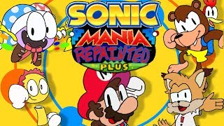 Sonic Mania Plus Repainted Sneak Peek  Banjo amp Marx in Sonic Mania Sonic Mania Plus Mods [upl. by Akimad]