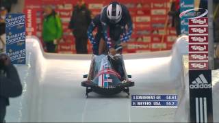 FIBT  Womens Bobsleigh World Cup 20132014  Igls Highlights [upl. by Elleirua517]