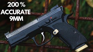 8 MOST ACCURATE 9MM PISTOLS ON THE PLANET 2024 [upl. by Enyawal]