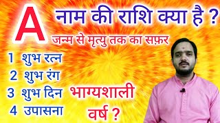 A नाम की राशि क्या है   जन्म से मृत्यु तक का सफ़र भाग्यशाली वर्ष   Mesh Rashil  Aries Horoscope [upl. by Noral]